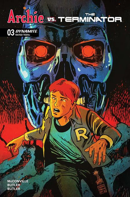 Archie vs the Terminator #3 Cover A (Francesco Francavilla)