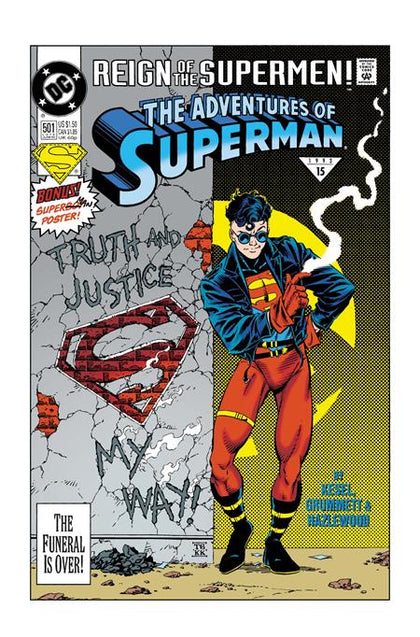 Adventures of Superman #501 Facsimile Edition — Cover A (Tom Grummett), DC Comics 2026