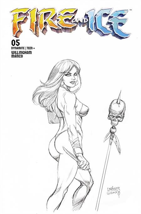 __cvr__Cover F (1:10 Joseph Michael Linsner Line Art)
