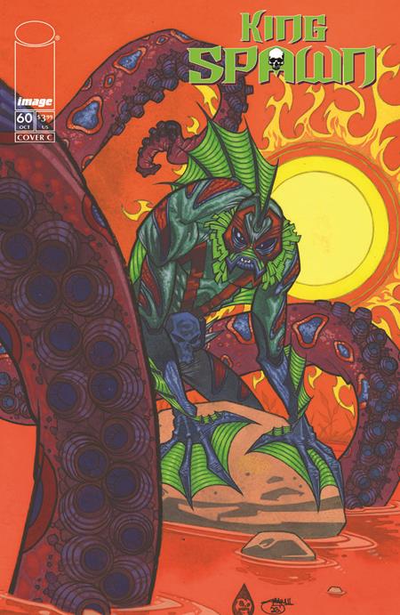 King Spawn #60 — Cover A (Fede Mele) — PREORDER Cover C (Shawn Crystal Halloween Monster)