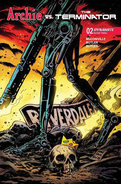 Archie vs the Terminator #2 Cover A (Francesco Francavilla)