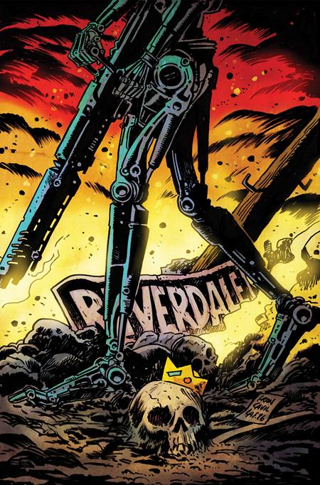 Archie vs the Terminator #2 Cover E (Francesco Francavilla Metal Premium)