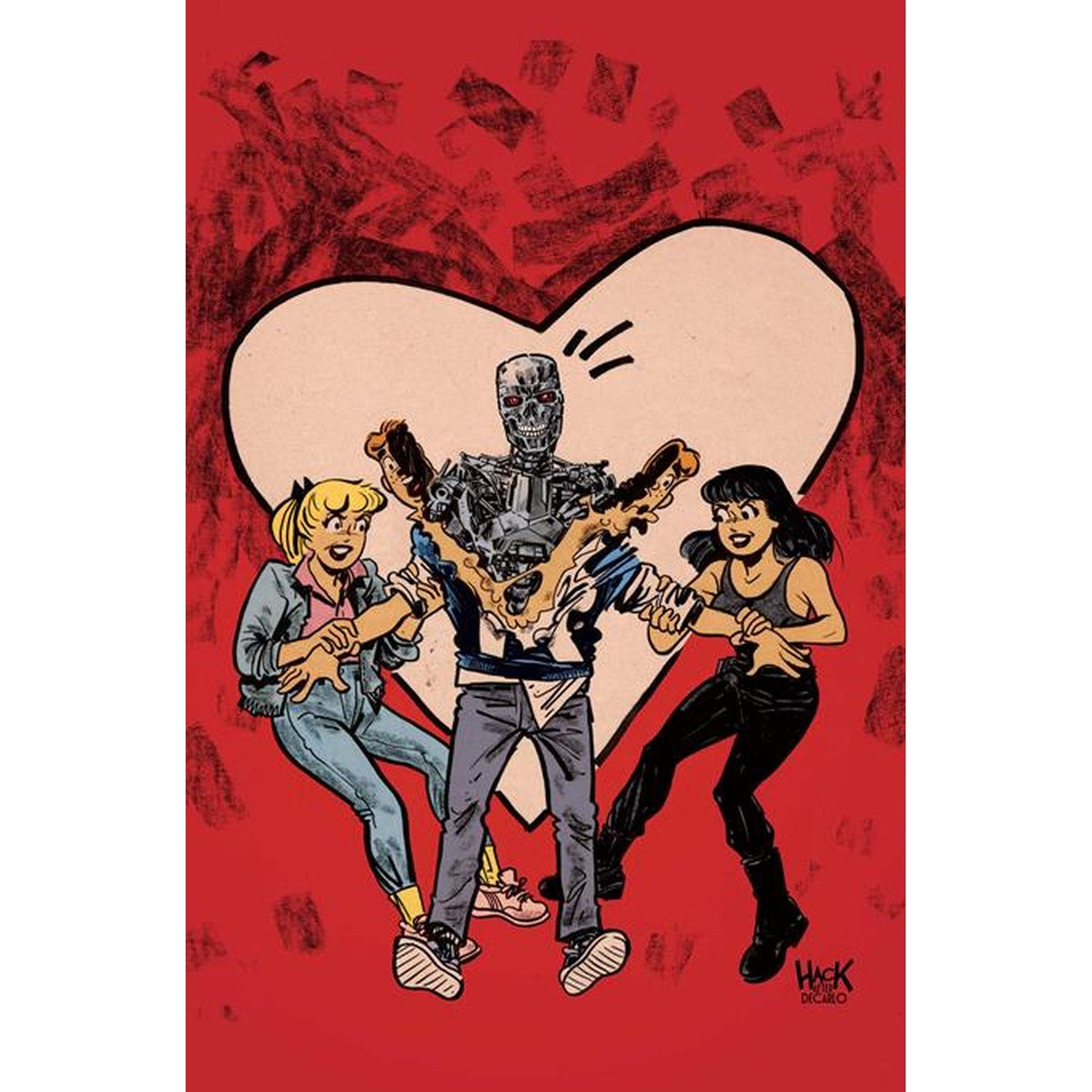 Archie vs the Terminator #2 — PREORDER Cover F (Robert Hack Ltd Virgin)