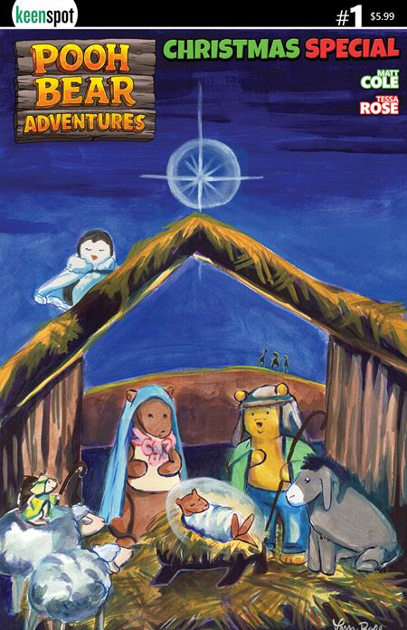Pooh Bear Adventures Christmas Special #1 (ONE Shot) Cover C (Tessa Rose the Nativity)