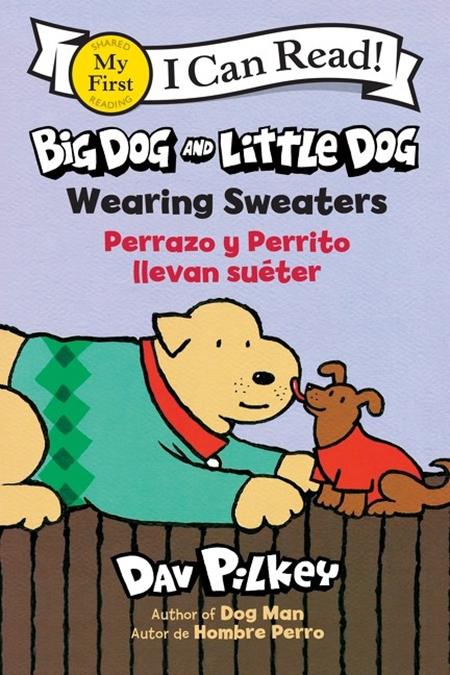 BIG DOG AND LITTLE DOG TP WEARING SWEATERS PERRAZO Y PERRITO LLEVAN SUETER (Bilingual Language Edition) Standard