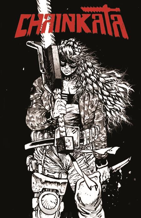 Chainkata #1 Cover B (Daniel Warren Johnson B&w)