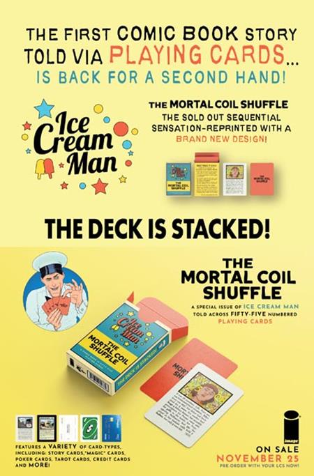 Ice Cream Man the Mortal Coil Shuffle Card (NEW Edition) (MR) Standard