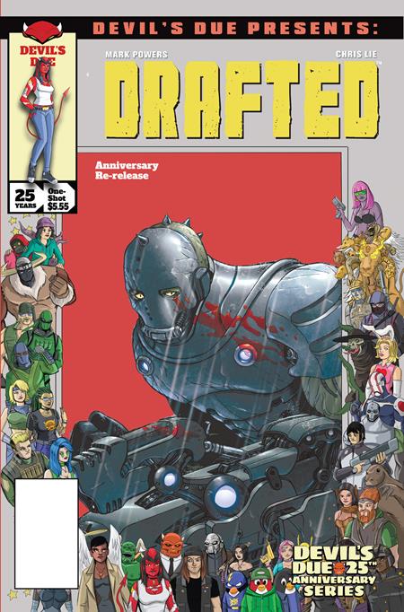 Devils Due Presents Drafted #1 (ONE Shot) Cover D (Chris Lie Josh Blaylock 25TH Anniversary Homage)