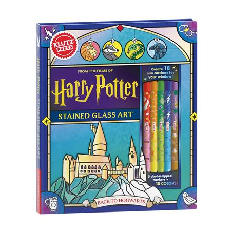 Harry Potter Stained Glass Hc Back to Hogwarts Standard