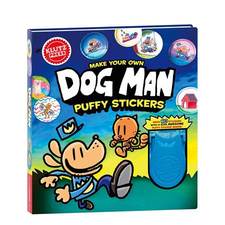 Make Your Own Dog Man Puffy Stickers Hc Standard
