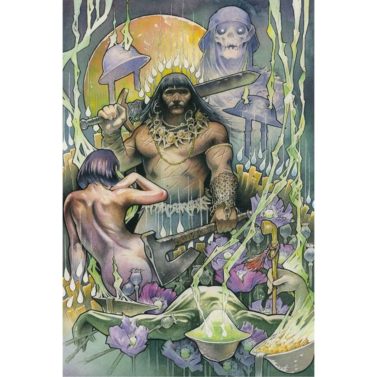 Conan the Barbarian Tides of the Tyrant King #3 (OF 4) — PREORDER Cover F (John Baizley Virgin)
