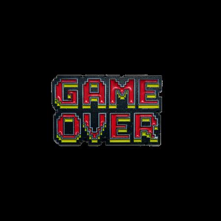 Fp Original Gaming Game Over Enamel Pin Badge Standard