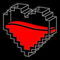 Fp Original Gaming Glass Health Enamel Pin Badge Standard