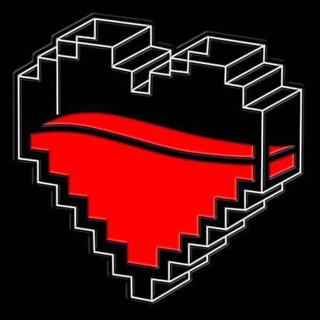 Fp Original Gaming Glass Health Enamel Pin Badge Standard