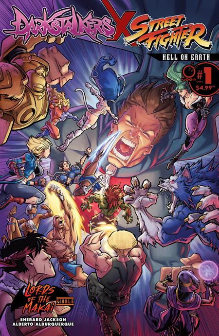 Darkstalkers X Street Fighter Hell on Earth #1 (ONE Shot) Cover A (Alberto Alburquerque)