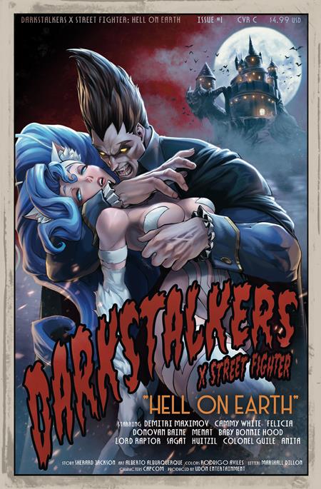 Darkstalkers X Street Fighter Hell on Earth #1 (ONE Shot) Cover C (Drax Gal)