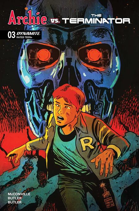 Archie vs the Terminator #3 Cover E (Francesco Francavilla Metal Premium)