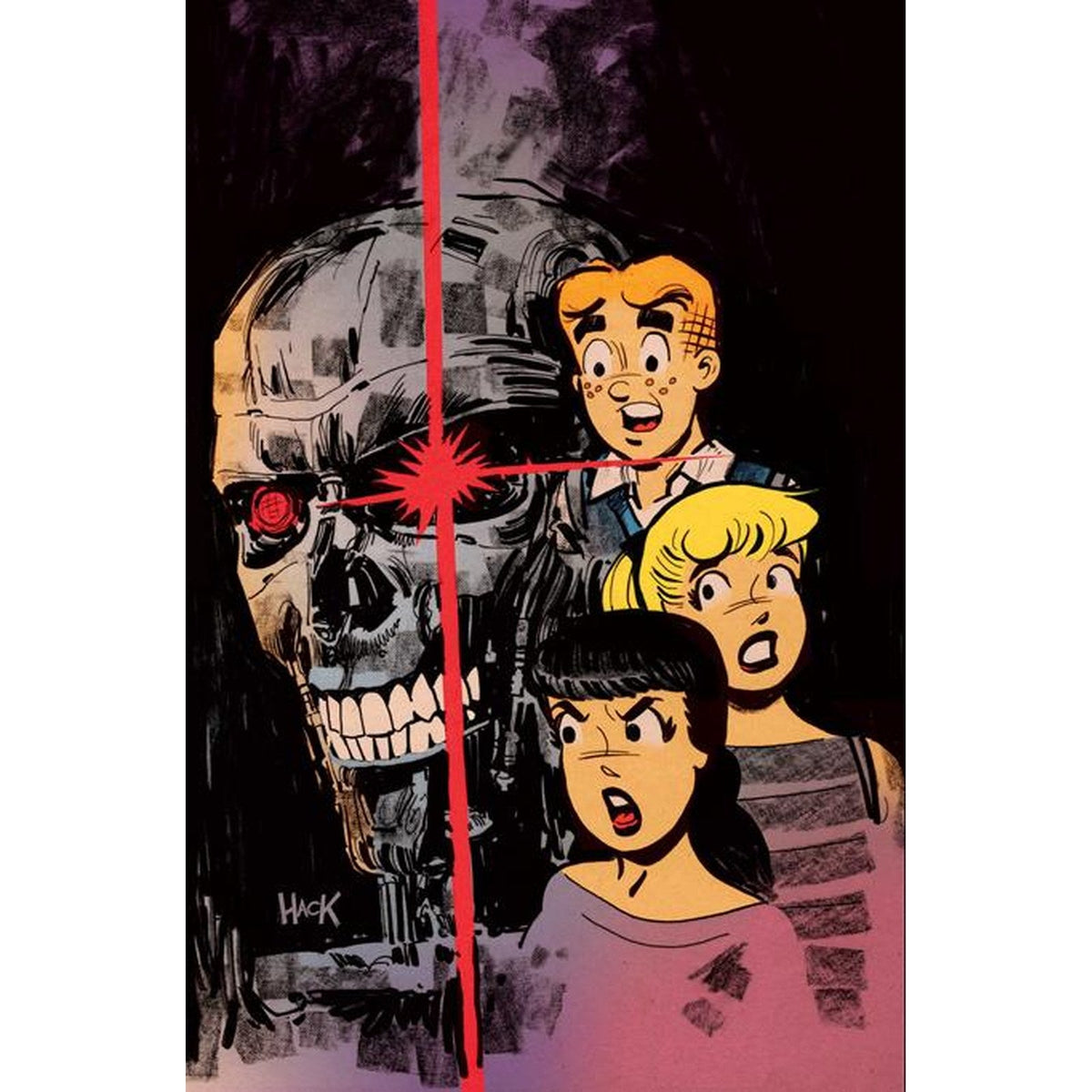 Archie vs the Terminator #3 — PREORDER Cover F (Robert Hack Ltd Virgin)