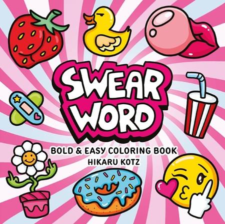 Swear Word Bold and Easy Coloring Book Tp Standard