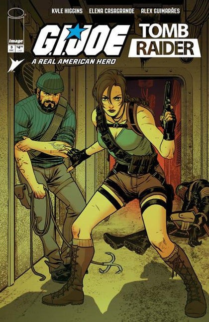 GI Joe a Real American Hero Tomb Raider #3 (OF 5) Cover A (Elena Casagrande & Alex Guimaraes)