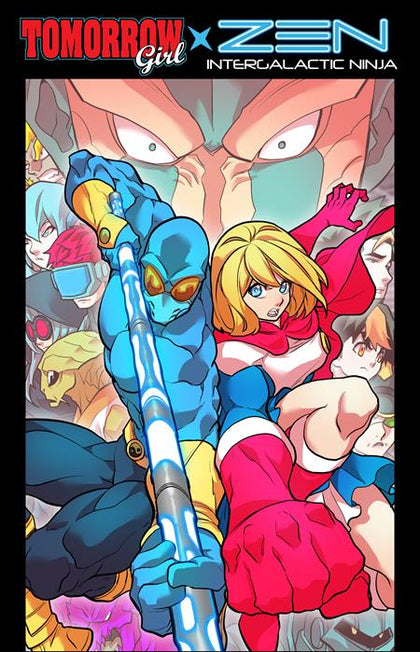 Tomorrow Girl X Zen Intergalactic Ninja #1 (OF 2) Cover A (Erwin Prasteya)