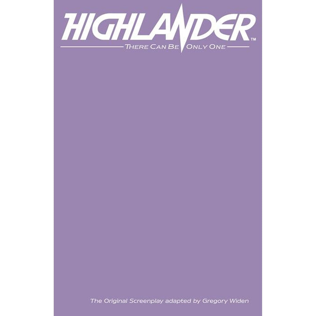 Highlander the Original Screenplay #1 (OF 4) — PREORDER Cover F (Color Blank Sketch)