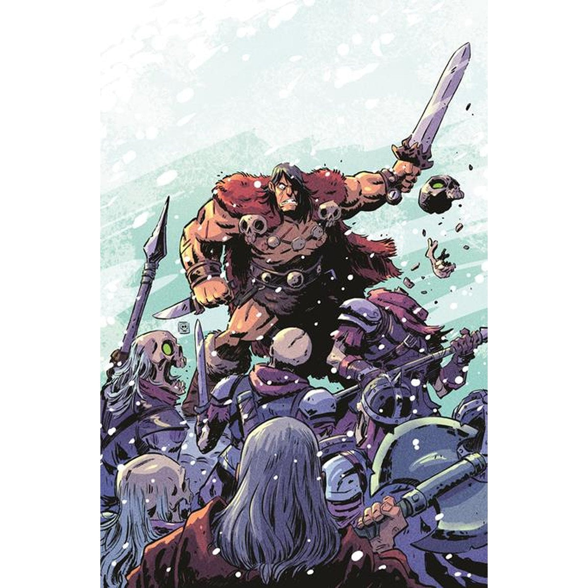 Conan the Barbarian Tides of the Tyrant King #4 (OF 4) — PREORDER Cover E (Derek Laufman Virgin)