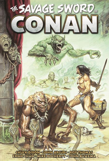 Savage Sword of Conan the Original Comics Omnibus Hc Vol 13 Direct Market Edition Earl Norem Cvr (MR) Standard