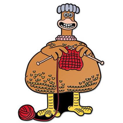 Aardman 50 Chicken Run Dotn Babs Enamel Pin Badge Standard
