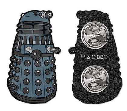 Doctor Who Dalek No Text 1980S Enamel Pin Badge Standard