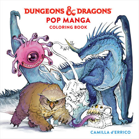 Dungeons & Dragons Pop Manga Coloring Book Standard
