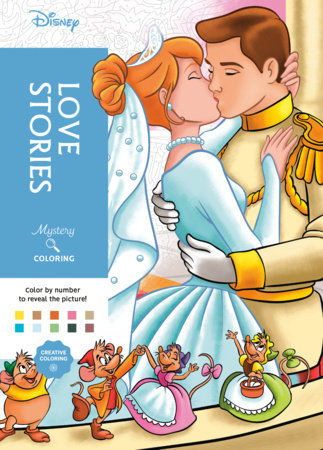 Disney Mystery Coloring: Love Stories Standard