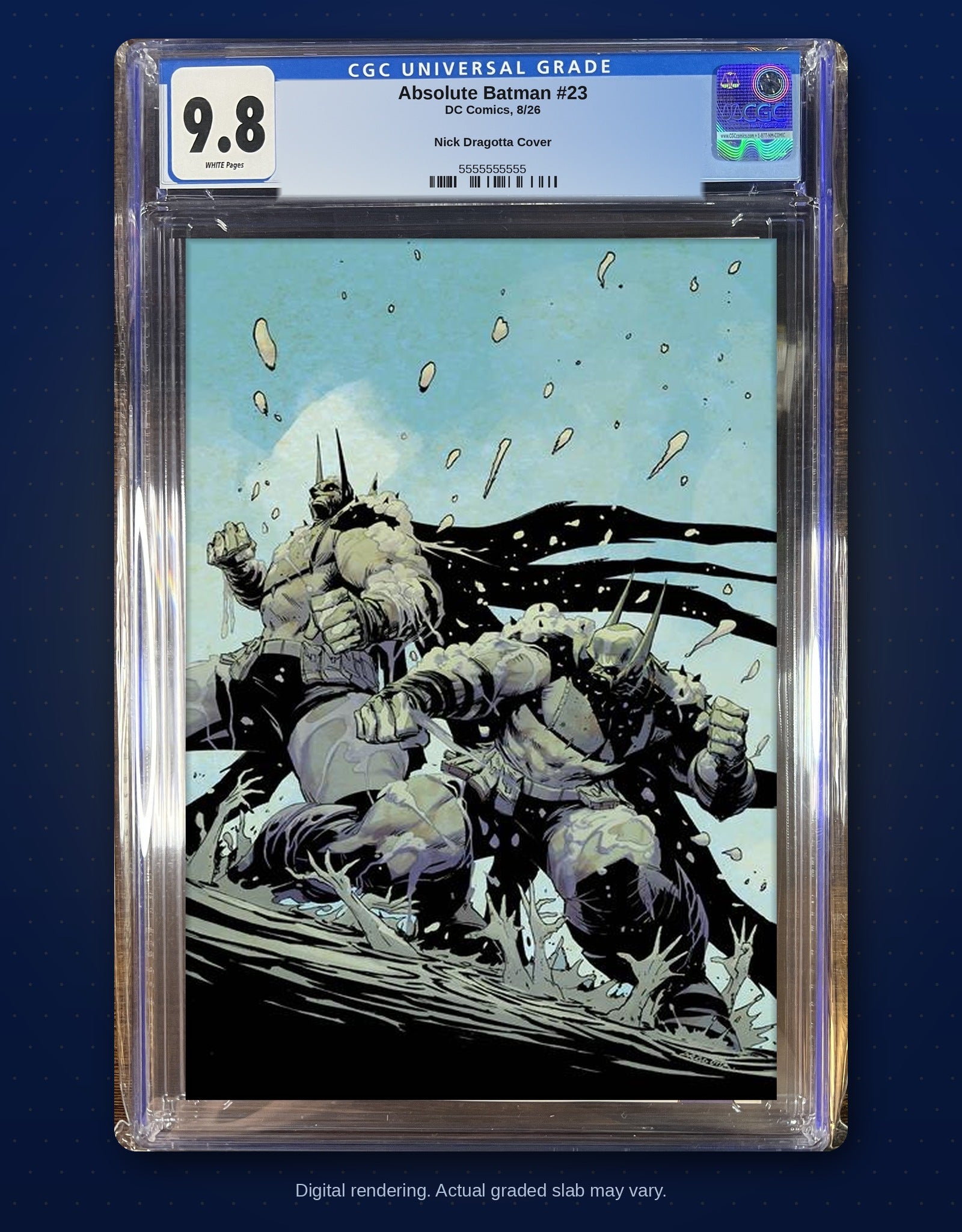 CGC 9.8 slab digital rendering