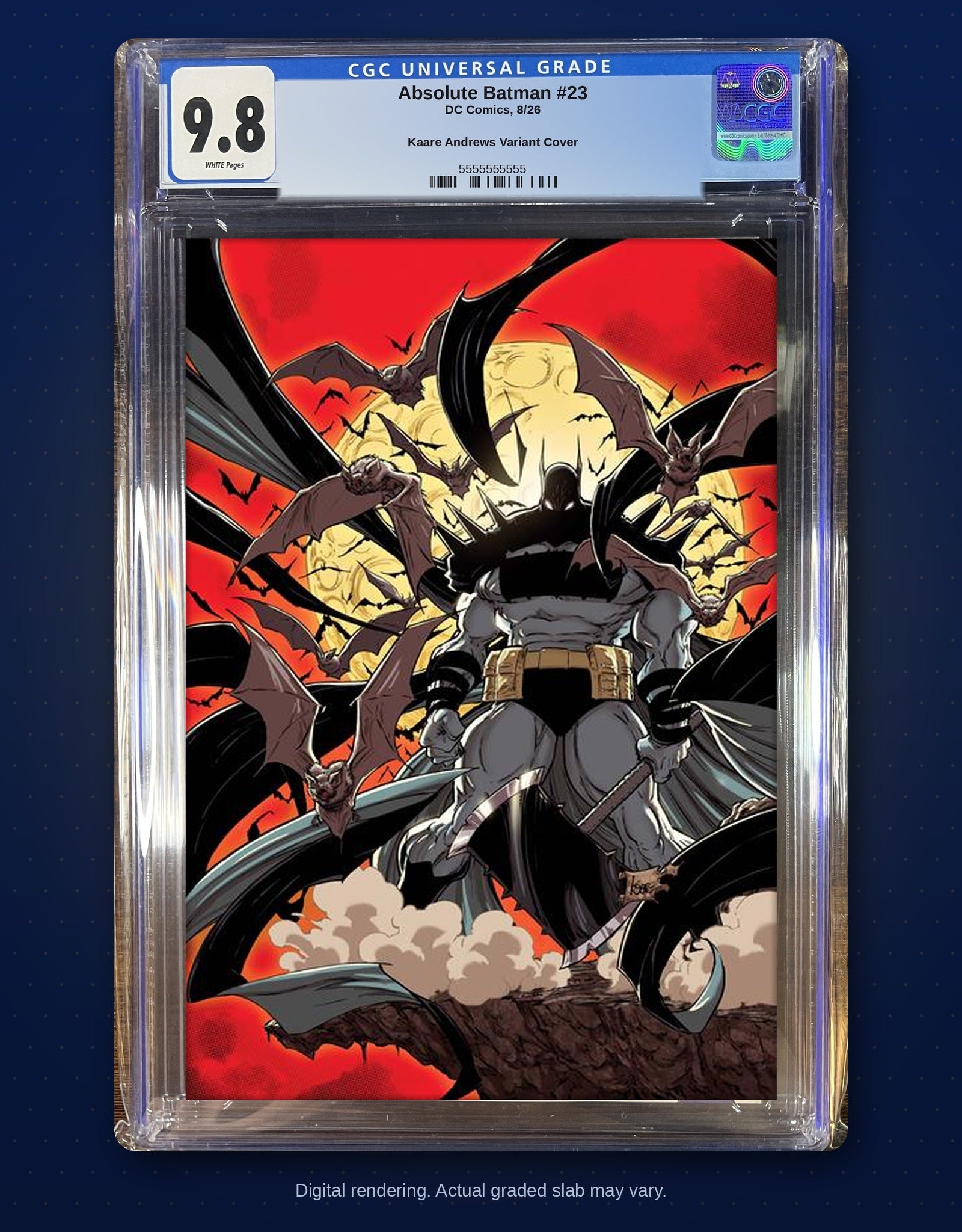 CGC 9.8 slab digital rendering