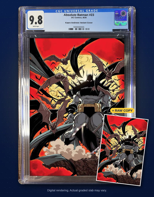 Raw plus CGC 9.8 bundle digital rendering