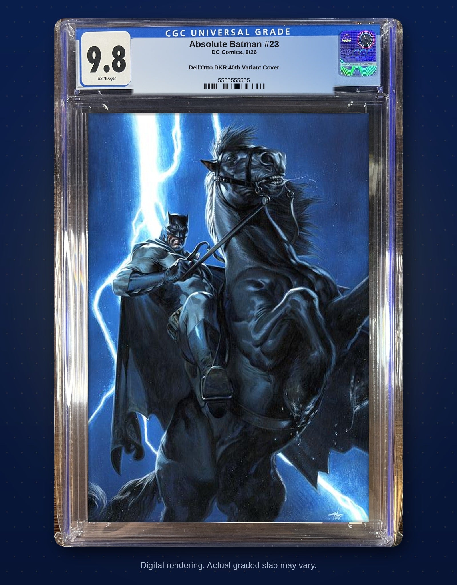 CGC 9.8 slab digital rendering