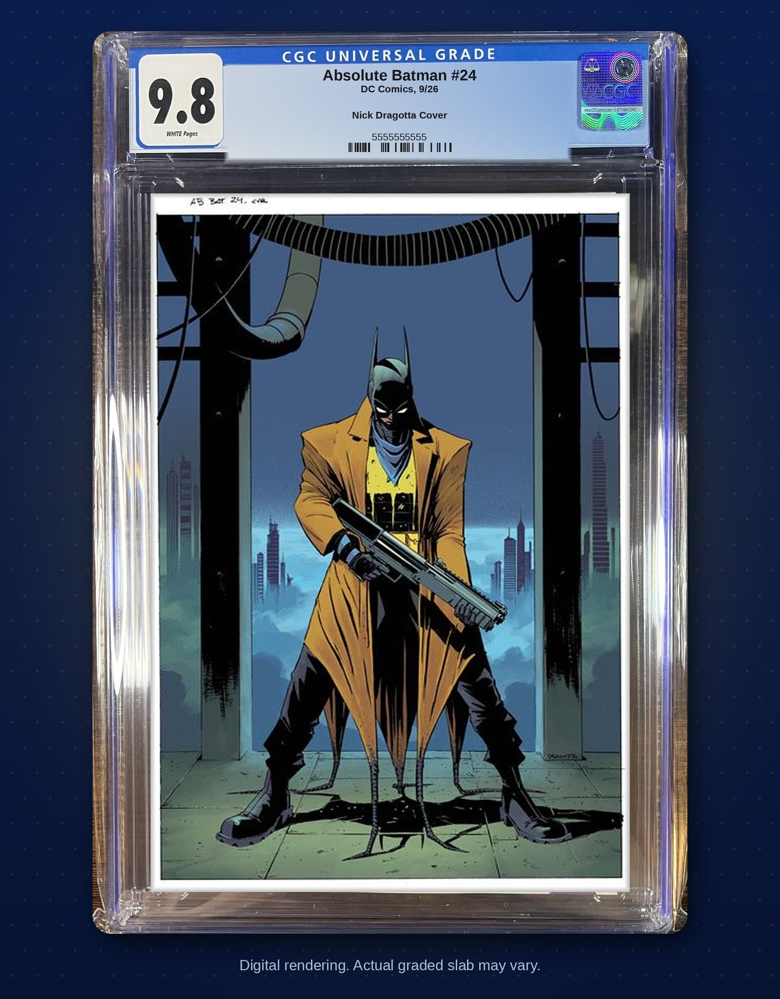 CGC 9.8 slab digital rendering