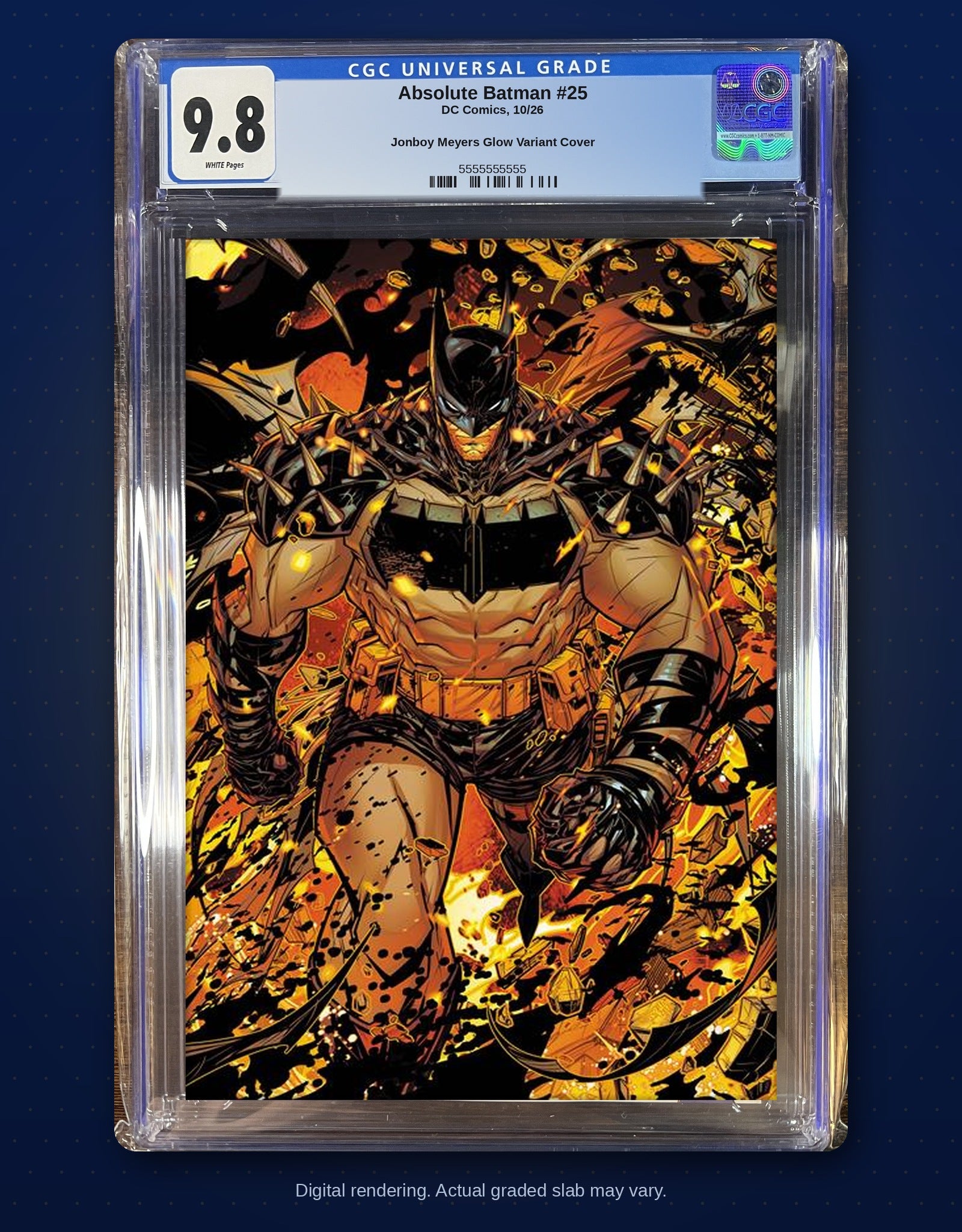 CGC 9.8 slab digital rendering