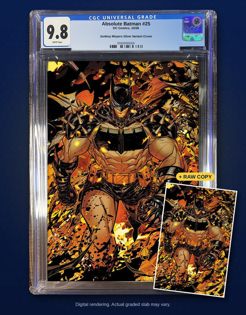 Absolute Batman #25 Cover F (Jonboy Meyers Glow-in-the-Dark) — CGC 9.8 Presale