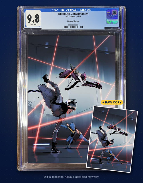 Raw plus CGC 9.8 bundle digital rendering