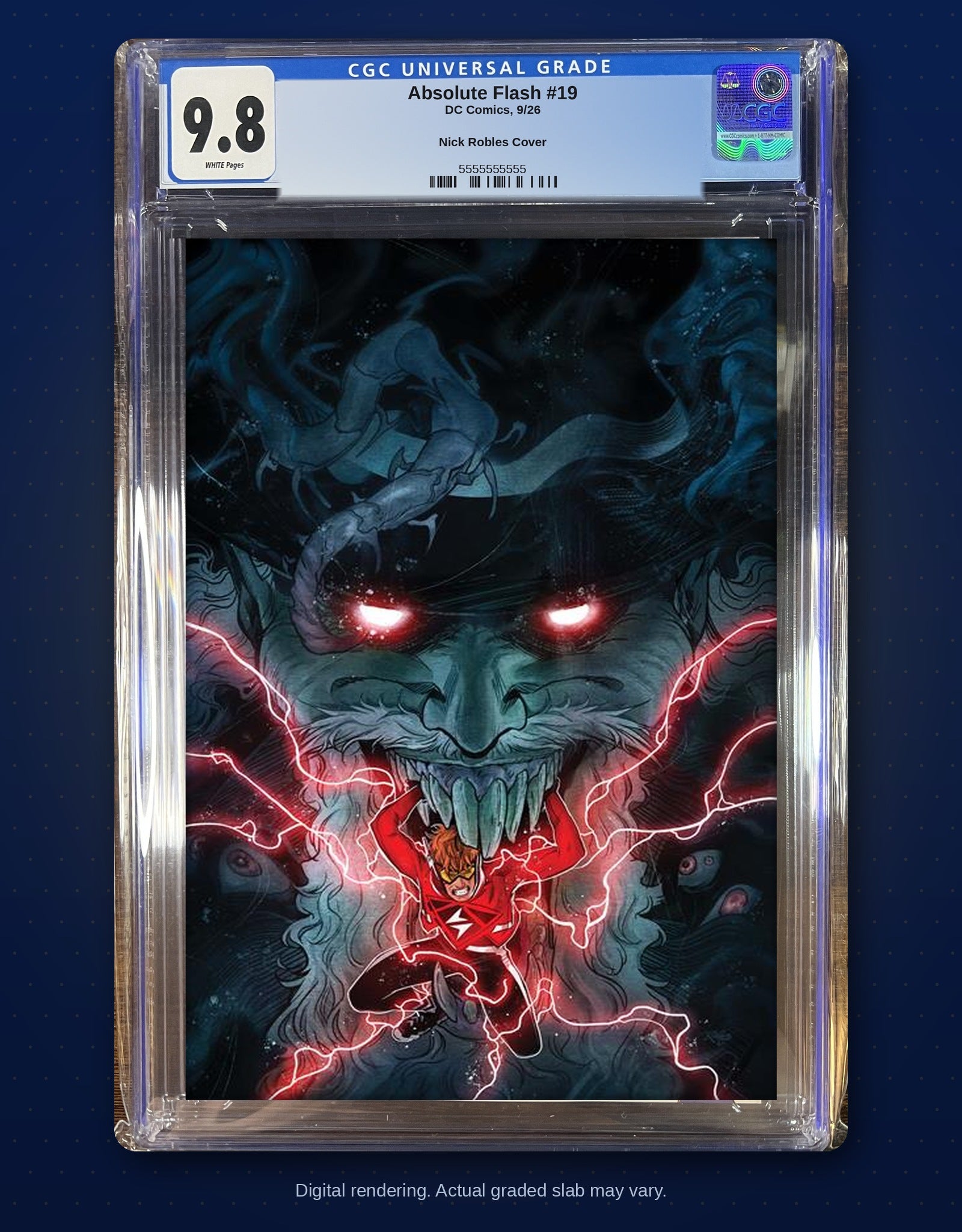 CGC 9.8 slab digital rendering