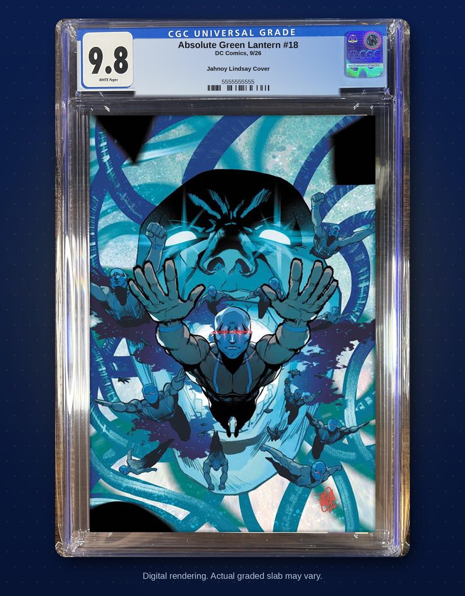 CGC 9.8 slab digital rendering