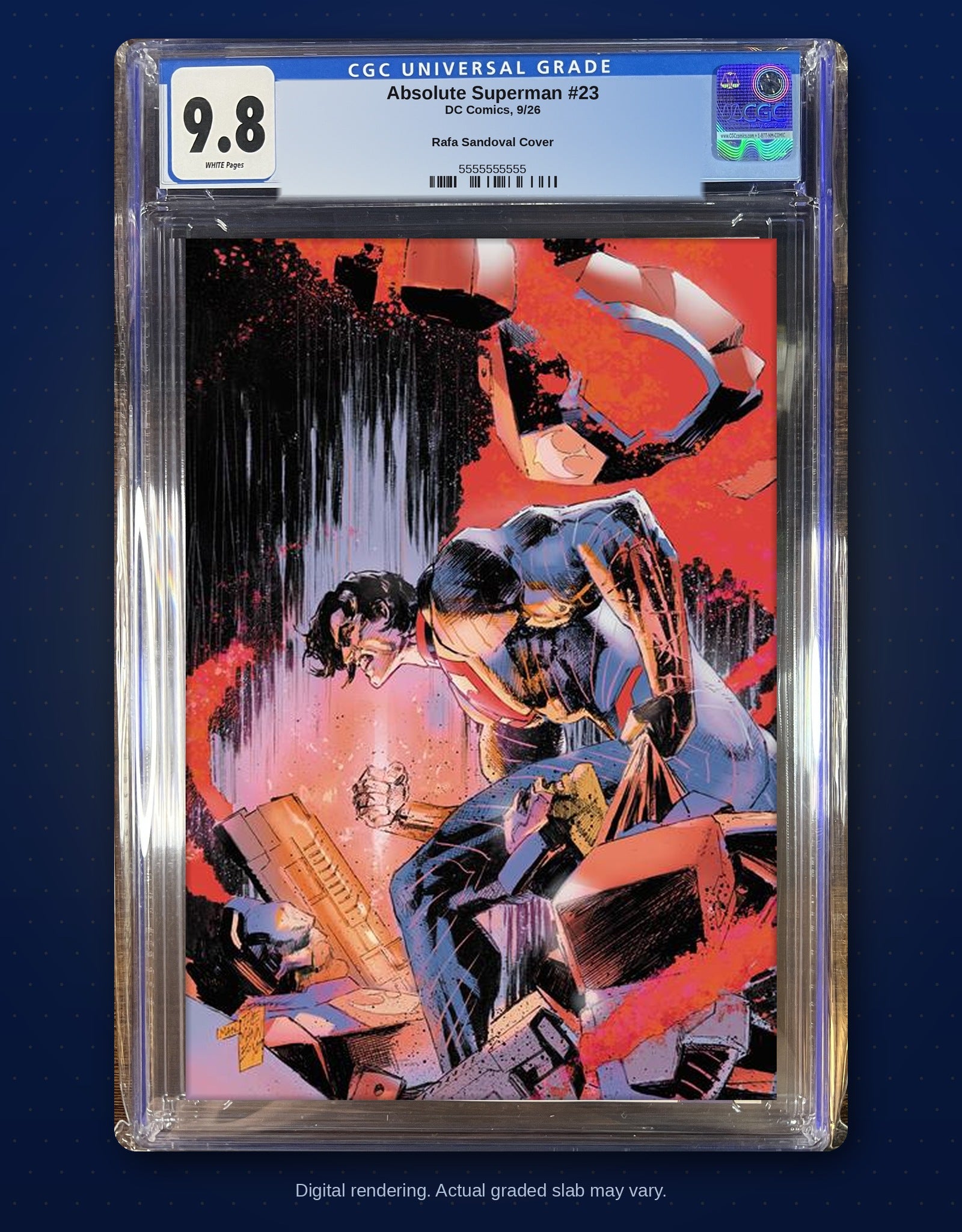 CGC 9.8 slab digital rendering