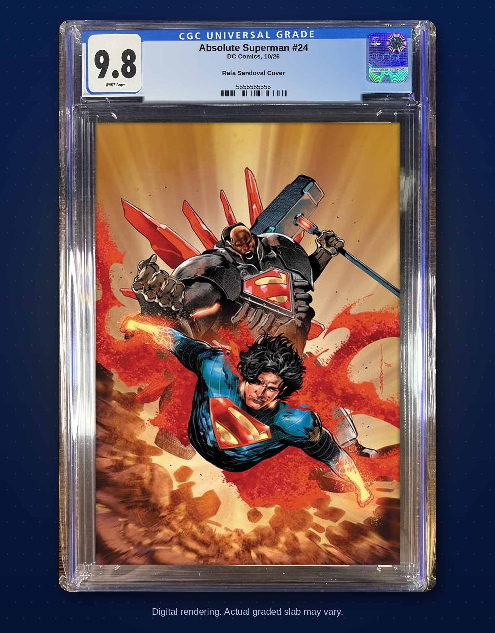 CGC 9.8 slab digital rendering
