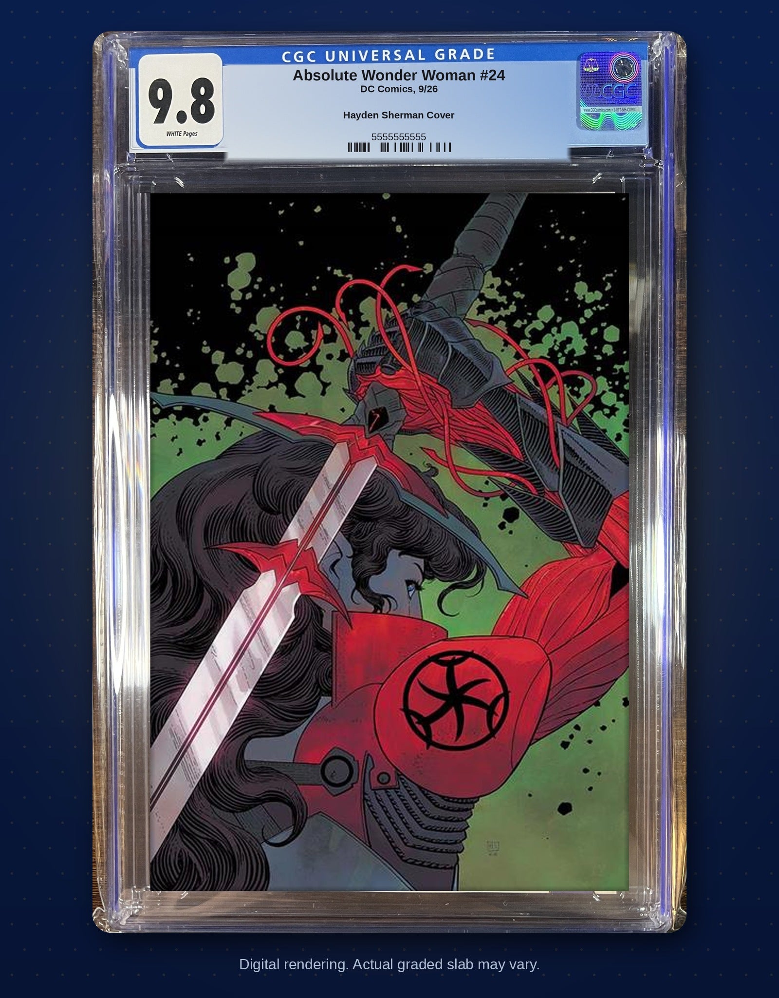 CGC 9.8 slab digital rendering