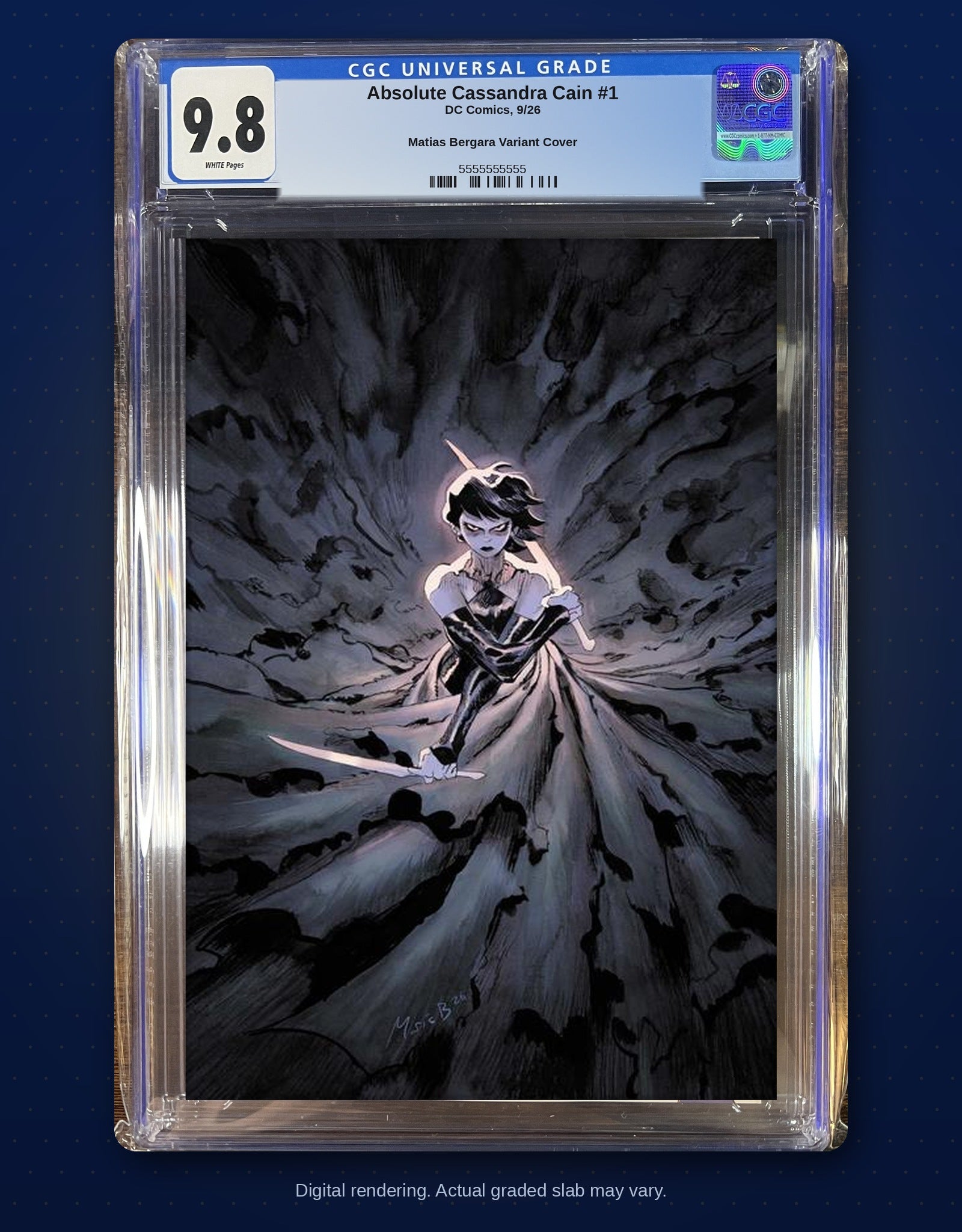 CGC 9.8 slab digital rendering