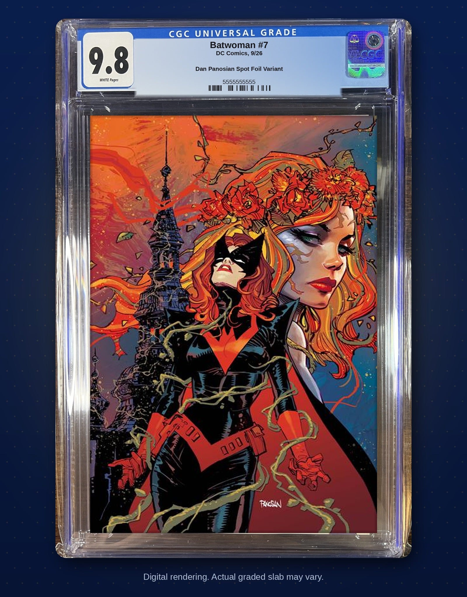 CGC 9.8 slab digital rendering