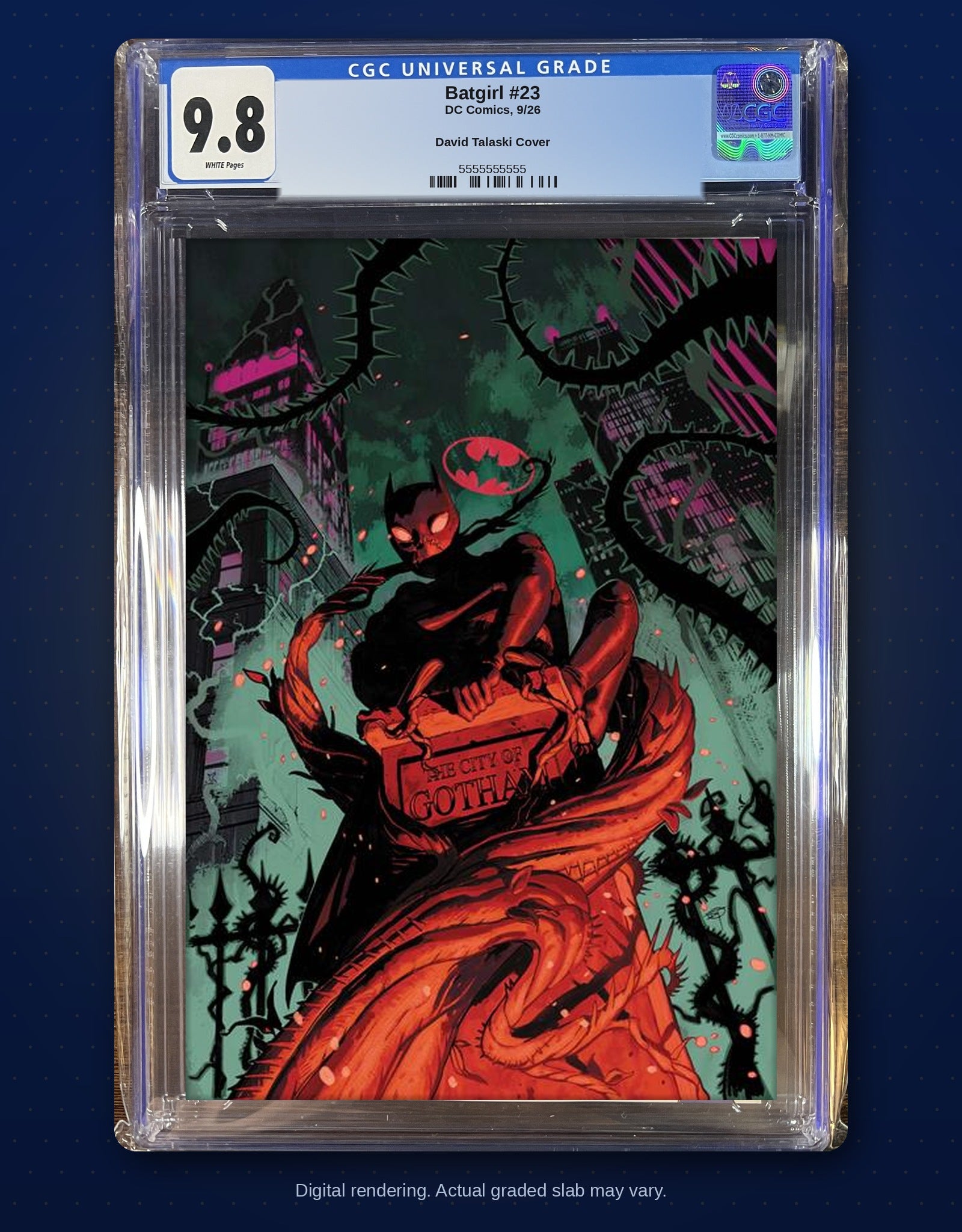 CGC 9.8 slab digital rendering