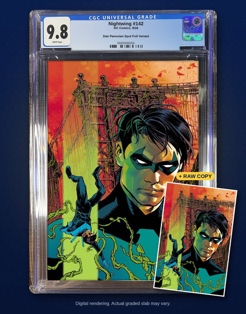 Nightwing #142 Cover D (Dan Panosian Spot Foil) — CGC 9.8 Presale