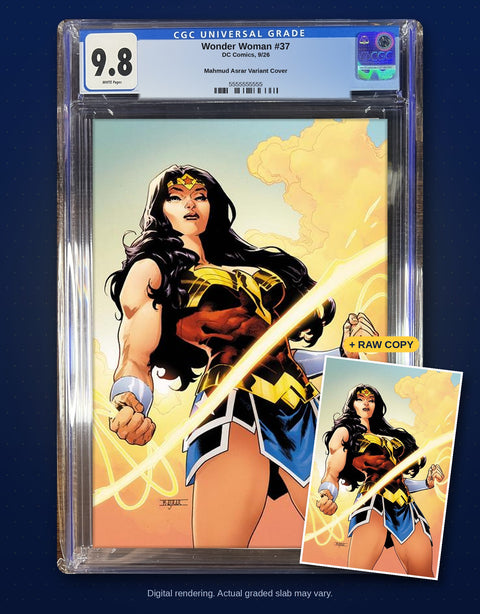 Wonder Woman #37 Cover D (Mahmud Asrar) — CGC 9.8 Presale